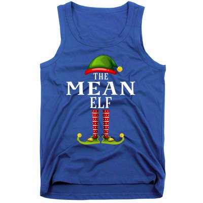 Mean Elf Christmas Matching Family Group Pjs Gift Tank Top