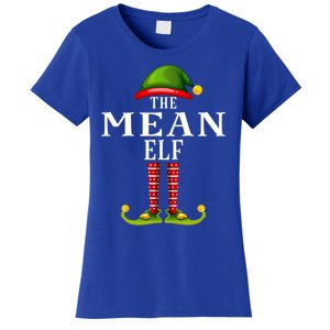 Mean Elf Christmas Matching Family Group Pjs Gift Women's T-Shirt