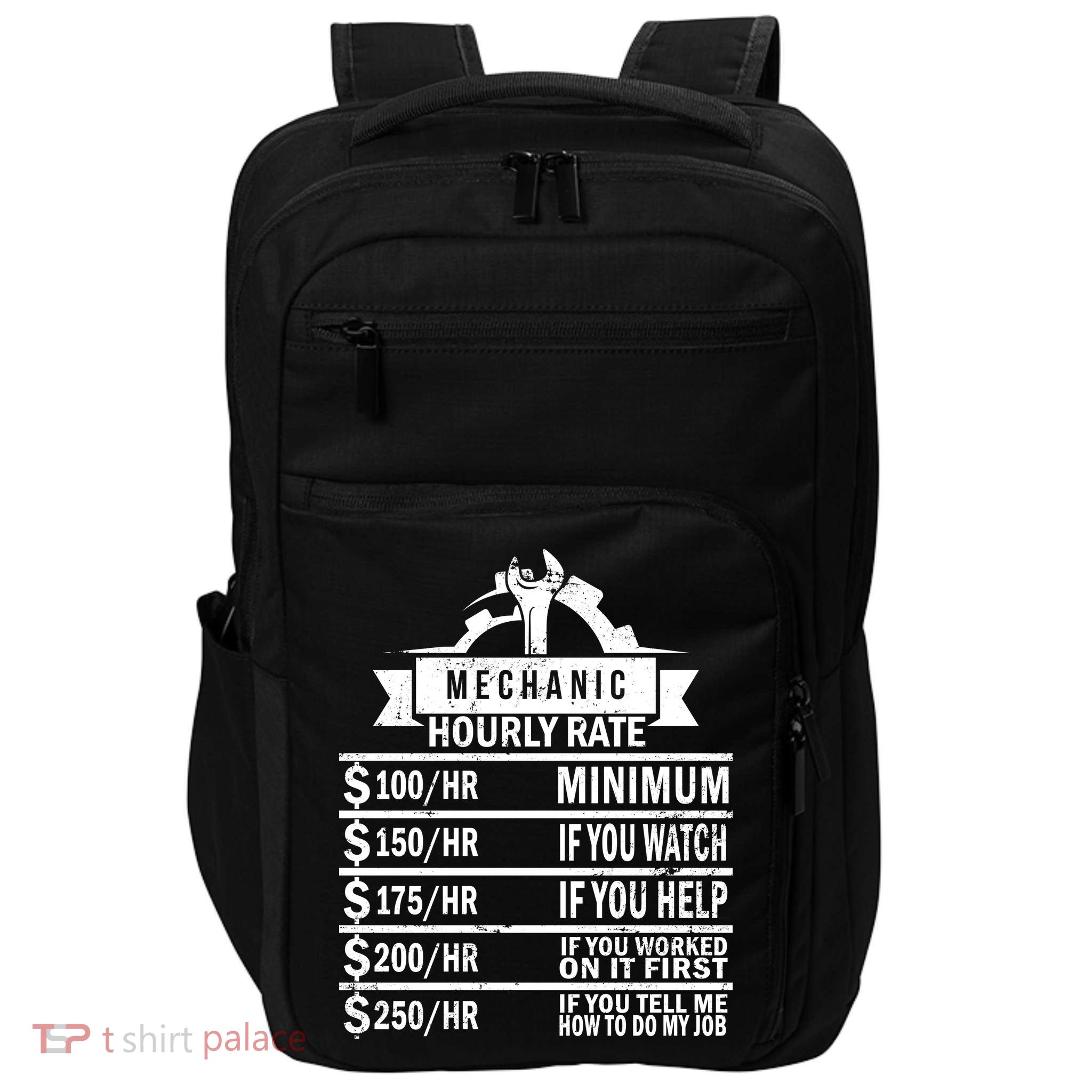 Mechanic Hourly Rate Impact Tech Backpack
