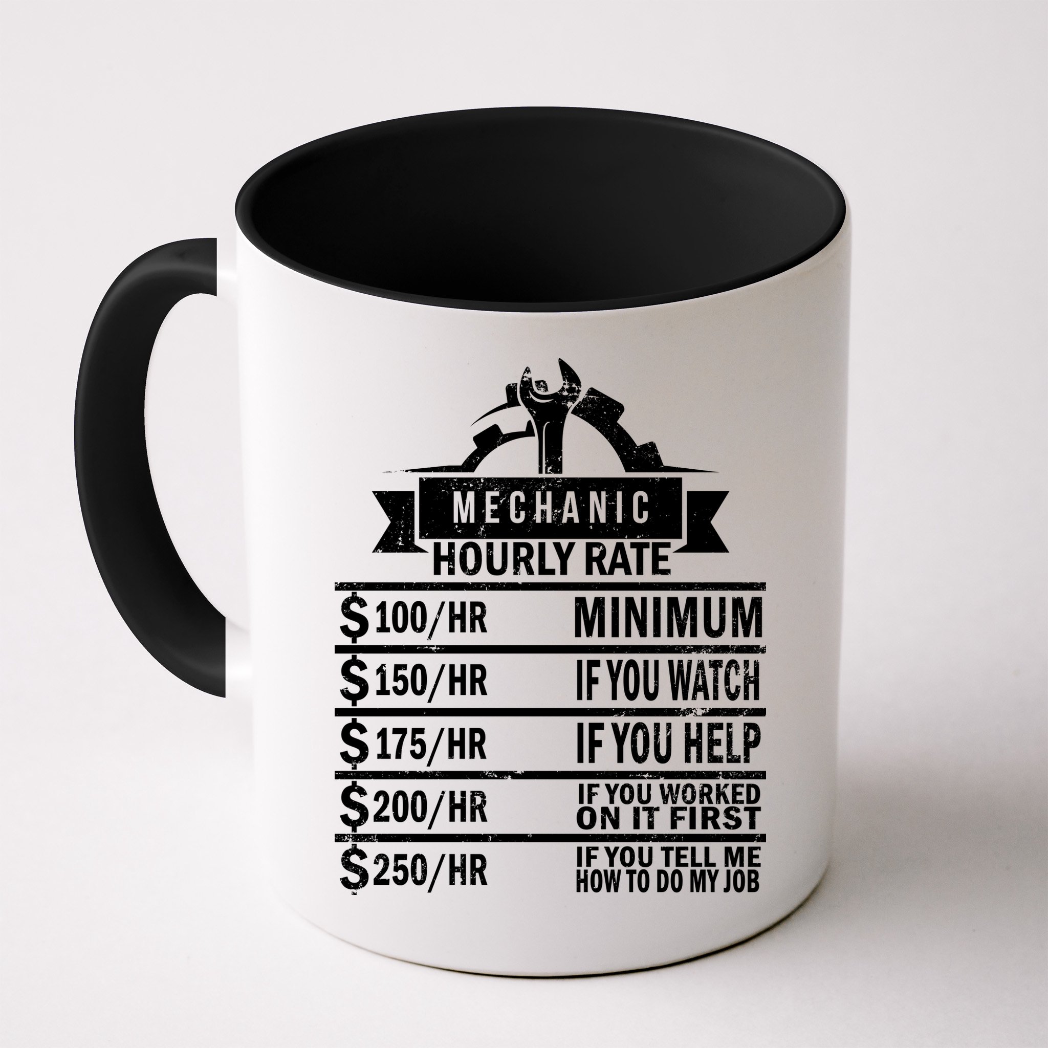 Mechanic Hourly Rate Mug