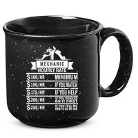 Mechanic Hourly Rate 15oz Campfire Ceramic Mug