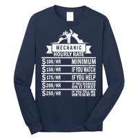 Mechanic Hourly Rate Long Sleeve Shirt