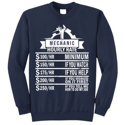 Mechanic Hourly Rate Sweatshirt