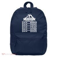 Mechanic Hourly Rate 16 in Basic Backpack