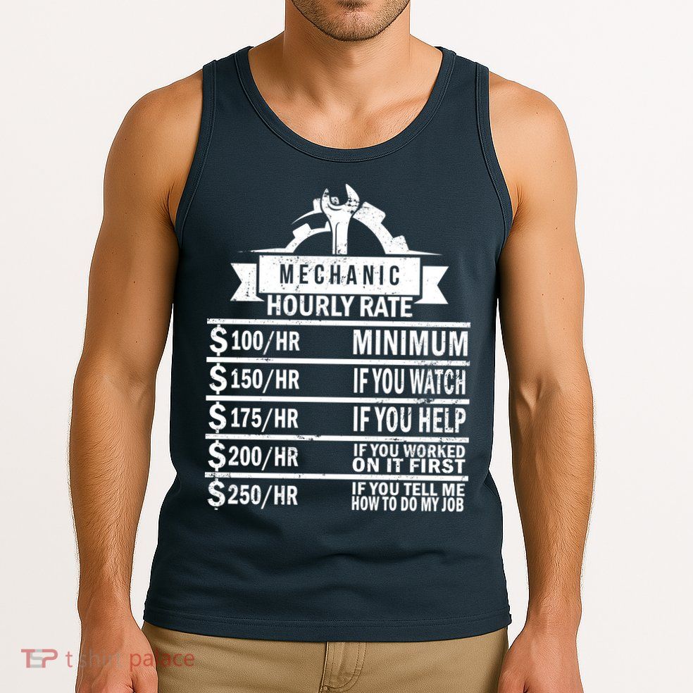 Mechanic Hourly Rate Tank Top