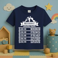 Mechanic Hourly Rate Toddler T-Shirt
