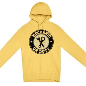 Mechanic On Duty Premium Pullover Hoodie