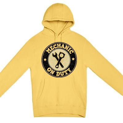 Mechanic On Duty Premium Pullover Hoodie