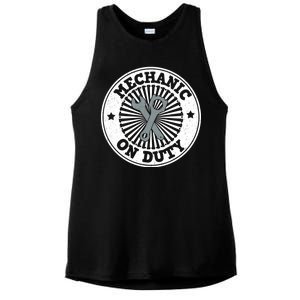 Mechanic On Duty Ladies PosiCharge Tri-Blend Wicking Tank