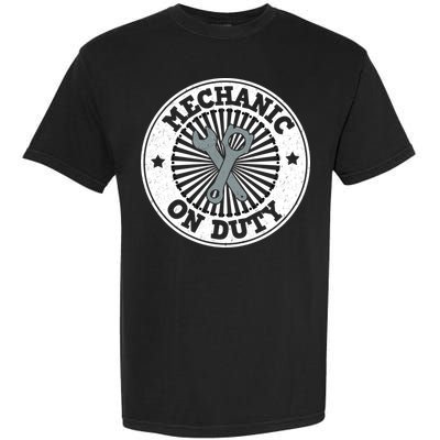 Mechanic On Duty Garment-Dyed Heavyweight T-Shirt