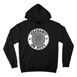 Mechanic On Duty Hoodie