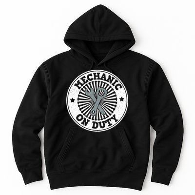 Mechanic On Duty Hoodie