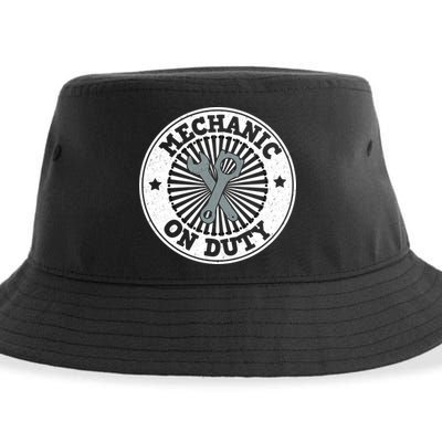 Mechanic On Duty Sustainable Bucket Hat