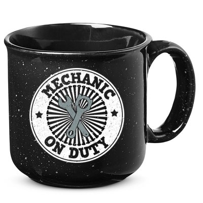 Mechanic On Duty 15oz Campfire Ceramic Mug