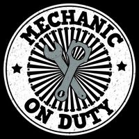 Mechanic On Duty Drawstring Bag