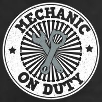 Mechanic On Duty Crop Fleece Hoodie