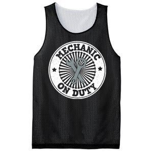 Mechanic On Duty Mesh Reversible Basketball Jersey Tank