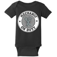 Mechanic On Duty Baby Bodysuit
