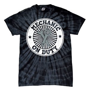 Mechanic On Duty Tie-Dye T-Shirt