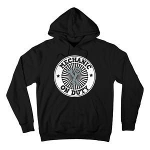 Mechanic On Duty Tall Hoodie