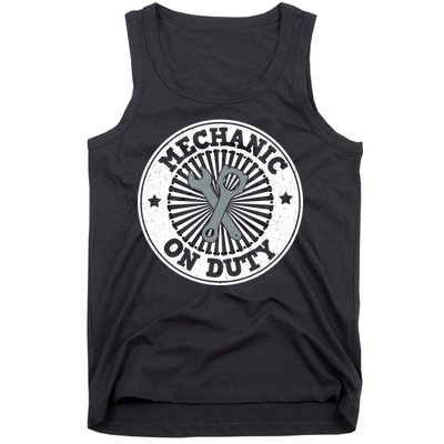 Mechanic On Duty Tank Top