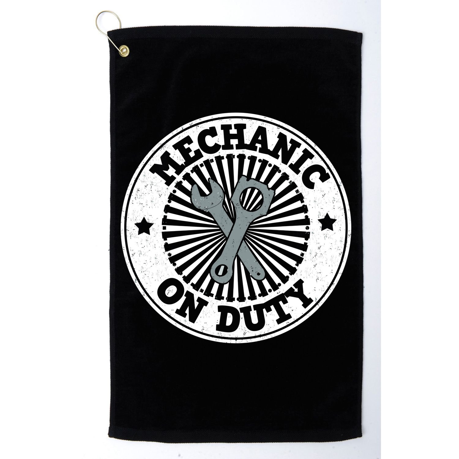 Mechanic On Duty Golf Towel