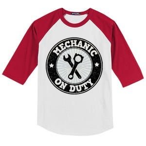 Mechanic On Duty Kids Colorblock Raglan Jersey