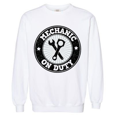 Mechanic On Duty Garment-Dyed Sweatshirt