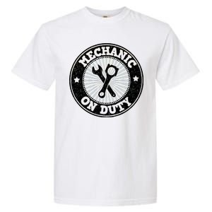 Mechanic On Duty Garment-Dyed Heavyweight T-Shirt