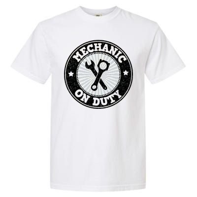 Mechanic On Duty Garment-Dyed Heavyweight T-Shirt