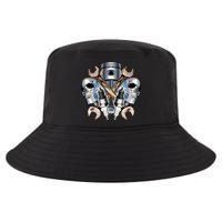 Mechanic Skulls With Wrench & Spark Plugs Cool Comfort Performance Bucket Hat