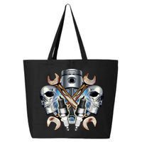 Mechanic Skulls With Wrench & Spark Plugs 25L Jumbo Tote
