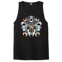 Mechanic Skulls With Wrench & Spark Plugs PosiCharge Competitor Tank