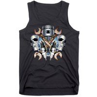 Mechanic Skulls With Wrench & Spark Plugs Tank Top