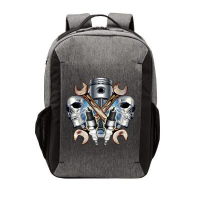 Mechanic Skulls With Wrench & Spark Plugs Vector Backpack