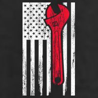 Mechanic USA American Flag 11oz C Handle Ceramic Mug
