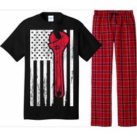 Mechanic USA American Flag Pajama Set