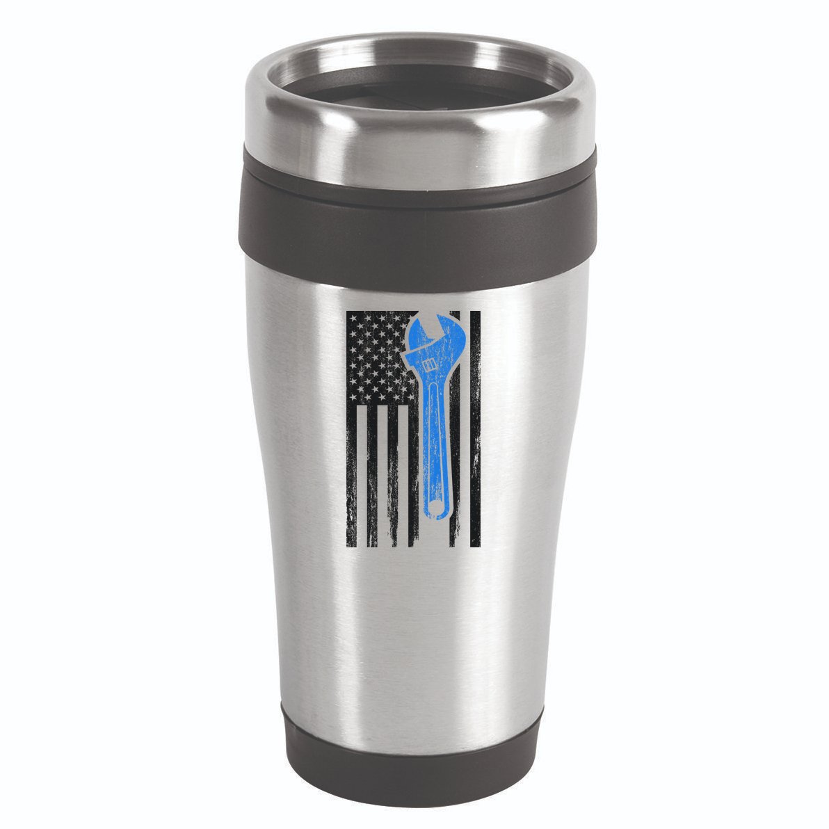 Mechanic USA American Flag 16oz Travel Tumbler