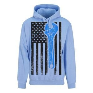 Mechanic USA American Flag Unisex Surf Hoodie