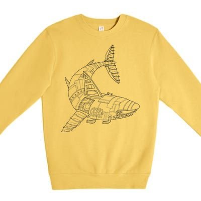 Mechanical Shark Premium Crewneck Sweatshirt