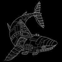 Mechanical Shark Backpack