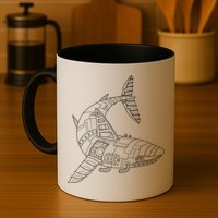 Mechanical Shark Mug