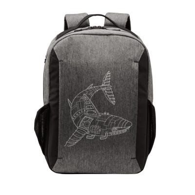 Mechanical Shark Vector Backpack