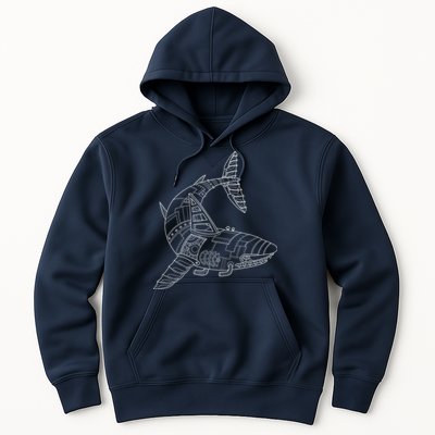 Mechanical Shark Hoodie
