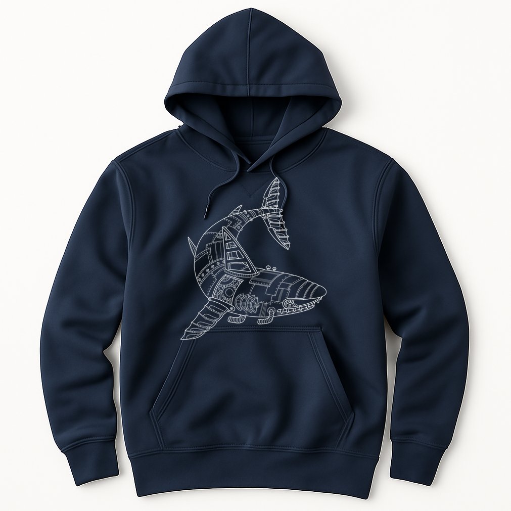 Mechanical Shark Hoodie