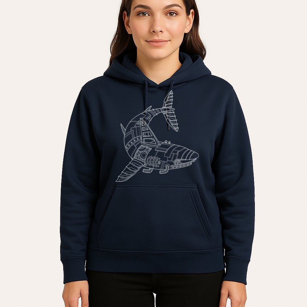 Mechanical Shark Hoodie