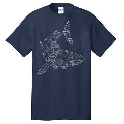 Mechanical Shark Tall T-Shirt