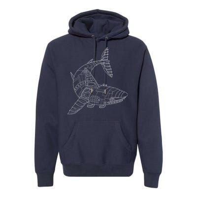 Mechanical Shark Premium Hoodie