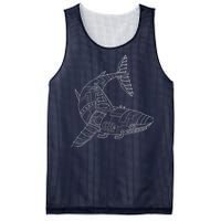 Mechanical Shark Mesh Reversible Basketball Jersey Tank