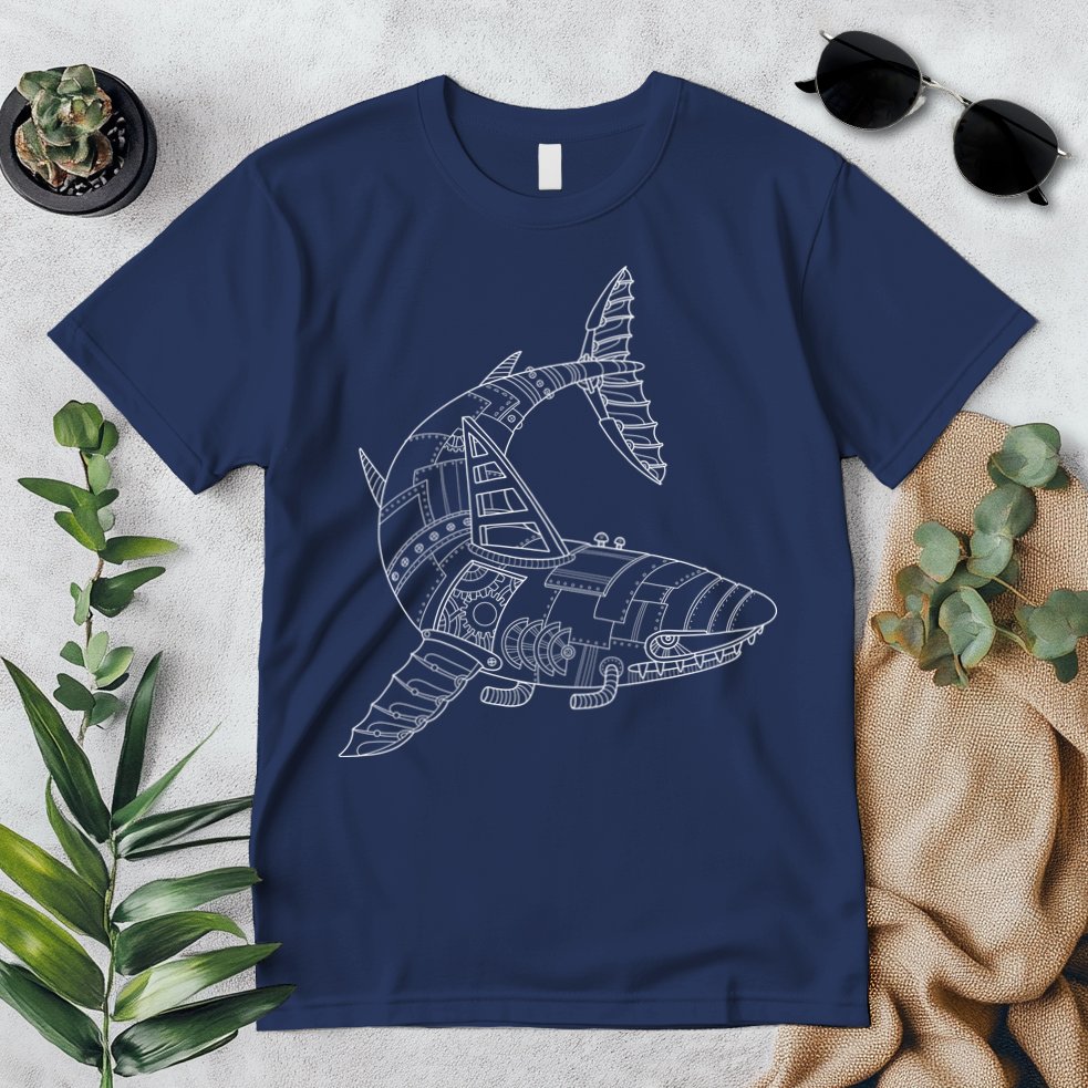 Mechanical Shark Premium T-Shirt